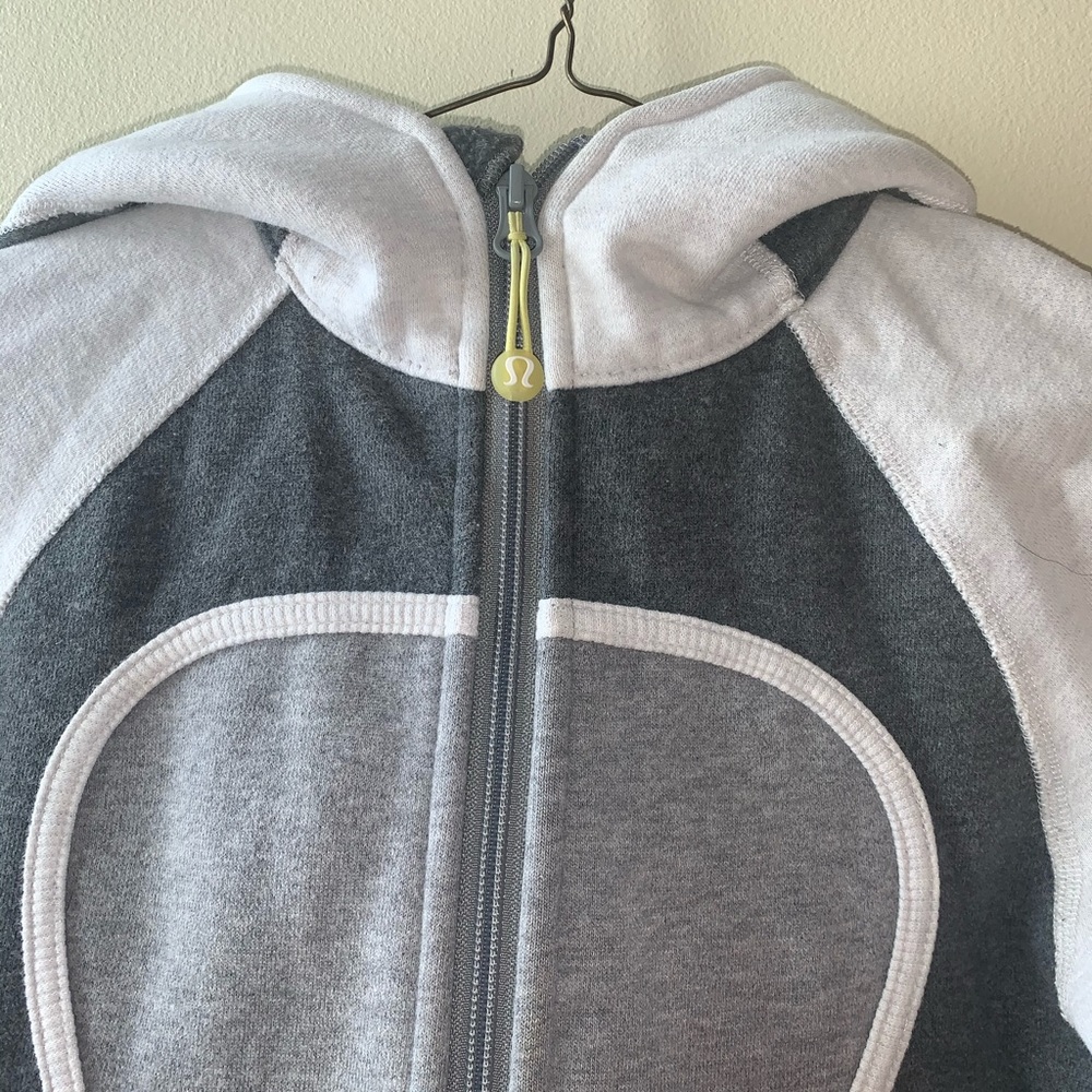 Grey/White Lulu Lemon Jacket